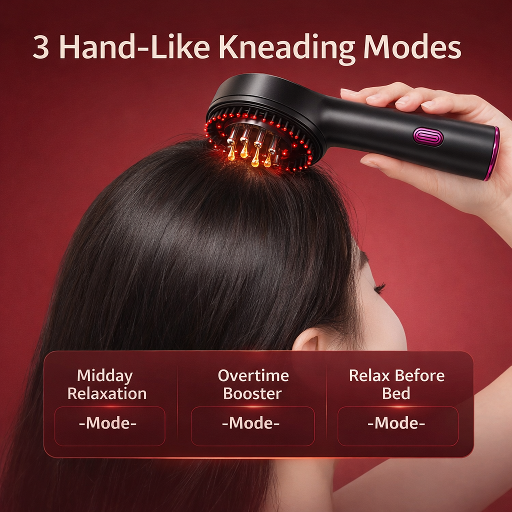 LuminScalp™ Electric Scalp Massager with Oil Application