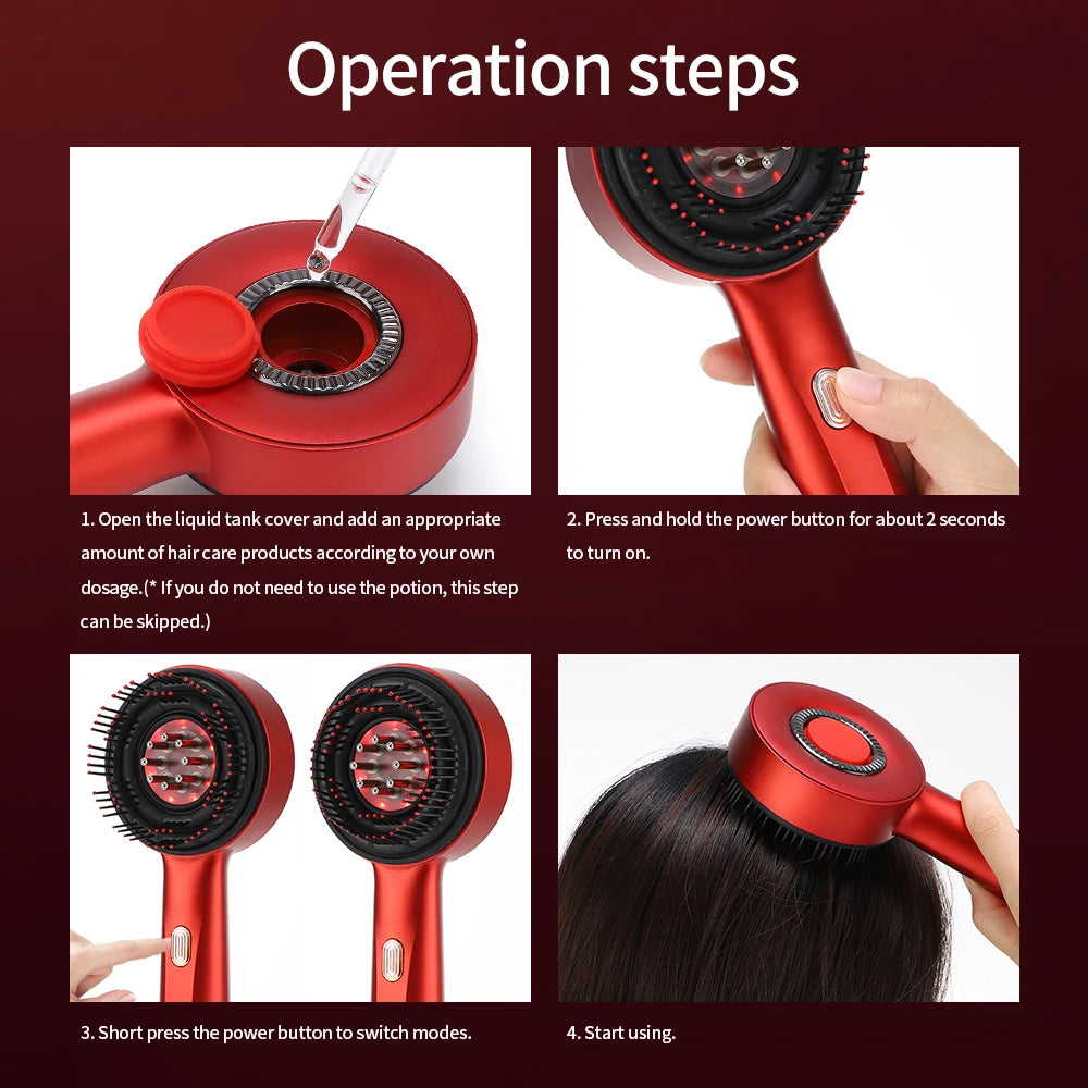 LuminScalp™ Electric Scalp Massager with Oil Application